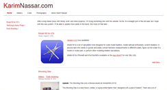 Desktop Screenshot of design.karimnassar.com